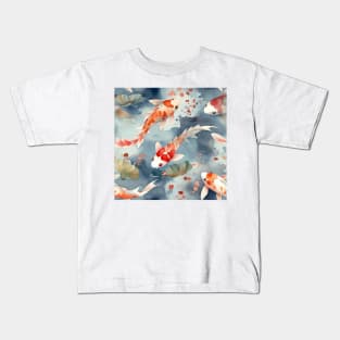 Koi fish in the pond. Kids T-Shirt